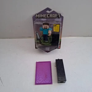 Minecraft Steve Build A Portal Actionfigur Mattel NEU - Bild 1 von 6