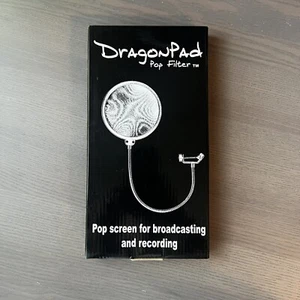 Dragon Pad Pop Filter for broadcasting & recording w/ flexible gooseneck holder - Picture 1 of 2