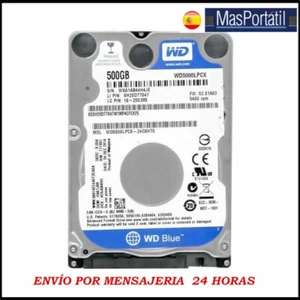 Disque Dur HDD SATA 2,5 " 500GB Ultra Fin WD5000LPCX 5400RPM Pour Portable - Picture 1 of 1