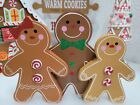 CHRISTMAS Gingerbread Family Couple Candy Cane Wood Tabletop Decor 