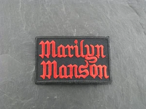 Patches Aufbügler Aufnäher Marilyn Manson Rock'N'Roll Hardrock Alternative Metal - Bild 1 von 1