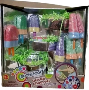 Goofy Foot Designs 9 Stück Spaß Deluxe Kreide Spielset Eis am Stiel + Donuts Formen - Bild 1 von 9