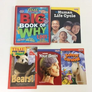 Time for Kids Science Why Kindergarten 1st 2nd 3rd 4th Grade 5 Picture Book Lot - Imagen 1 de 4