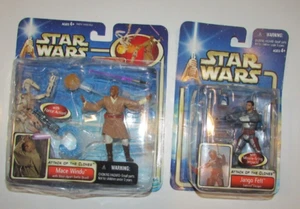 Star Wars SAGA Mace Windu Battle Droid Jango Fett Kamino Escape Figures AOTC MOC - Picture 1 of 6