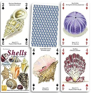 Shells set of 52 playing cards + jokers - Picture 1 of 1