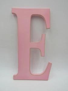 Pottery Barn Kids Baby Nursery Mini Harper Painted Letter " E " Light Pink 4005C - Picture 1 of 2