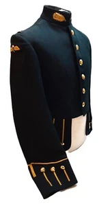 No1 Scottish Doublet British Army Archer Green Officers & WO1 Vintage Jacket - Picture 1 of 9