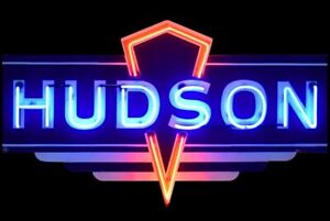 Hudson Automobiles New Sign-16x24" USA STEEL XL Size- 4lbs - Not a Neon Sign