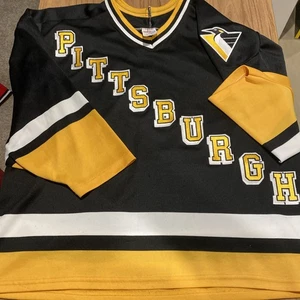 Camiseta deportiva del equipo Pittsburgh Penguins CCM hockey de la NHL para hombre talla grande vintage años 90’s - Imagen 1 de 21