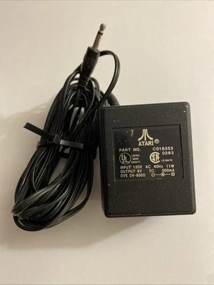 Original Atari 2600 Power Supply 9V C016353 OEM AC Adapter Wall Plug - Image 1 of 4