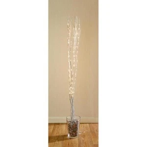 80 W/White LED Christmas Silver Twig Light Decorations 1.2m LV081488 Premier - Picture 1 of 2