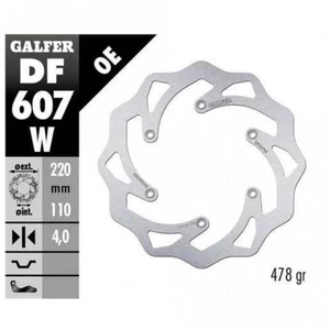 Disco de freno trasero Galfer - KTM SX85 21-24 SX/SXF 125-625 96-24 EXC/EXCF 125-625 - Imagen 1 de 1