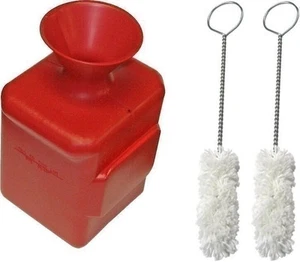 Botella de lubricante para cambiadores de neumáticos con abrazadera de llanta con hisopos aplicadores de lubricante de 2 - 10" - Imagen 1 de 1