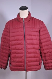 Tommy Hilfiger Packable Down Jacket Red Men's XL - Picture 1 of 4