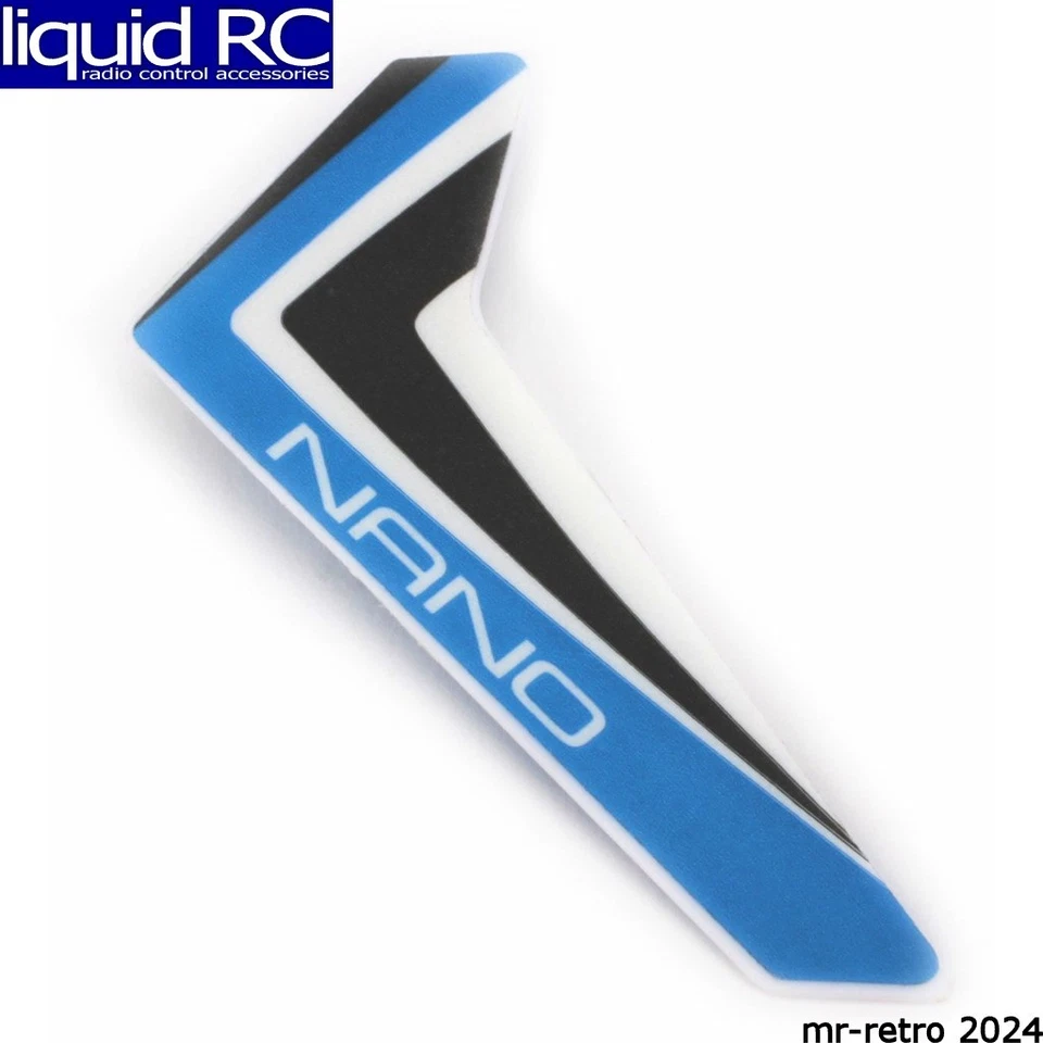 Blade Helis 3320A Blue Vertical Fin w/decal: nCP X - Image 1 of 1