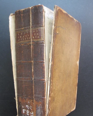 Bibliography Rare Books Analecta Litteraria De Libris Rarioribus Latin 1750 - Image 1 of 4
