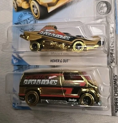 Hot Wheels|Dodge|Super Chromes|Gold|2018|2017|hover&out|Hotwheels.  - Image 1 of 4