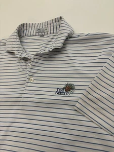 Peter Millar Sommer Komfort Pine Needles Herren Poloshirt gestreift Gr. Small - Bild 1 von 4
