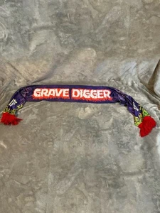 Grave Digger Scarf From Monster Jam 5 Foot Reversible Collectible Scarf - Picture 1 of 4