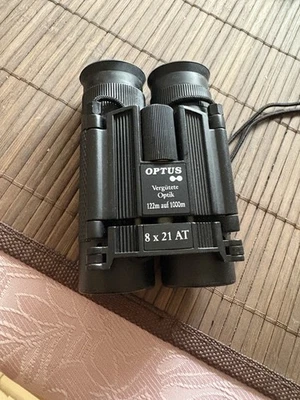 OPTUS vergütete Optik 122 m auf 1000 m 8 x 21 AT Fernglas - Bild 1 von 3
