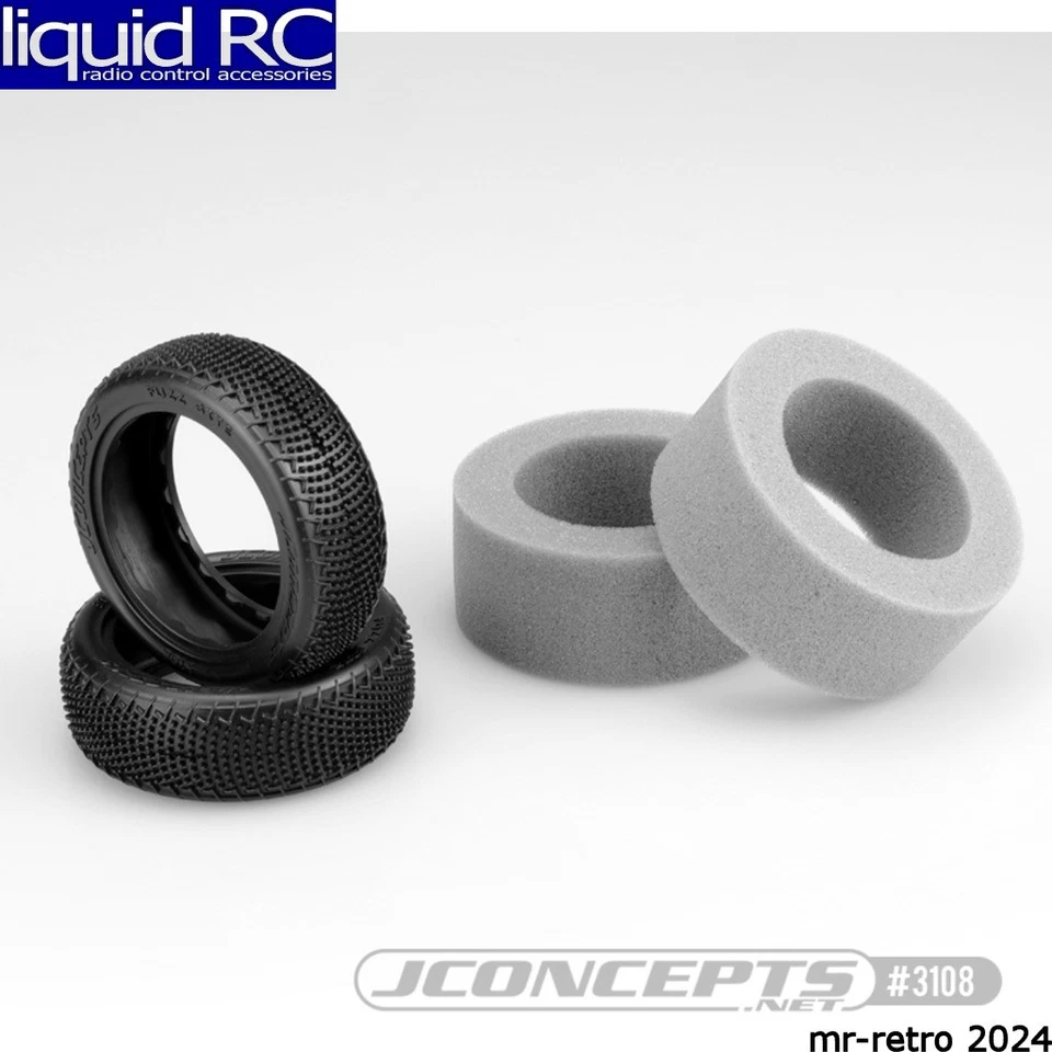 Neumático delantero compuesto rosa 2 JConcepts 3108-010 Fuzz Bite LP 4x4 Foto 1 de 1