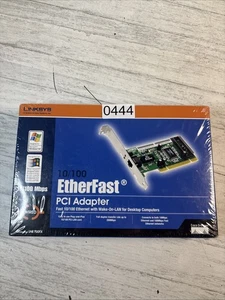 Linksys EtherFast 10/100 LAN Card PCI Adapter Model LNE100TX  Brand New Sealed - Picture 1 of 3