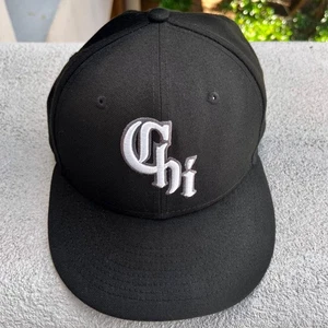 Chicago White Sox City Connect Script Alt Logo New Era 59FIFTY Fitted Hat 7 1/8 - Picture 1 of 5