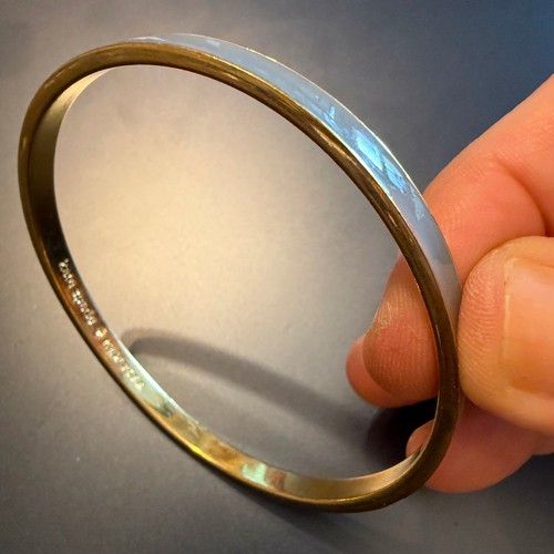 Bracciale Kate Spade Fumo e Specchi Idioma Oro Grigio