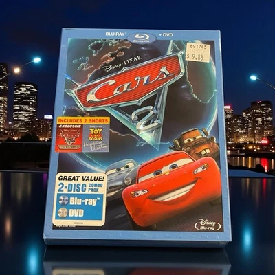 CARS 2 Blu-Ray + DVD Disney Pixar W/ Slipcover SHIPS FREE - Image 1 of 4