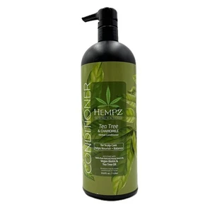 Balsamo alle erbe per albero del tè alla canapa e camomilla per la cura del cuoio capelluto 33,8 fl. oz - Foto 1 di 1