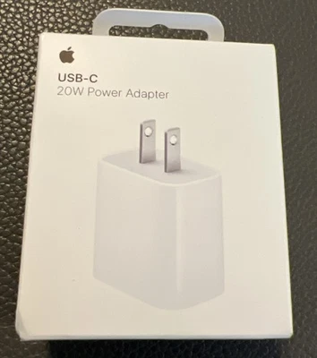 Adaptador de Corriente USB-C Apple 20W Cargador Rápido iPhone iPad - Original - Nuevo en Caja Foto 1 de 3