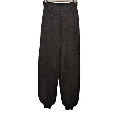 Conjunto de pantalones de chándal negros de práctica diaria Anthropologie acurrucados Foto 1 de 4