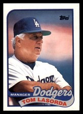 1989 Topps #254 Tom Lasorda Los Angeles Dodgers