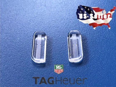 Almohadillas nasales de repuesto de silicona suave de alta calidad para gafas Tag Heuer enchufables  - Imagen 1 de 4