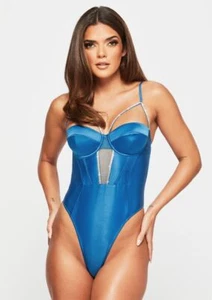 Ann Summers Crystalline Body Blue XS S M L XL XXL 4 - 26 bodysuit