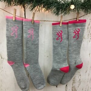 Browning Women Sock 2 pack Pink and Fuschia