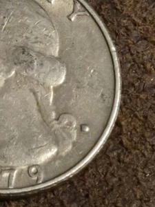 1979 ERROR Washington Quarter Filled D Mint Mark And I & N Touching. - Picture 1 of 6