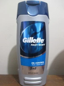 Gillette Oil Control Face Wash +Body Wash 2in1 12 oz - Picture 1 of 1