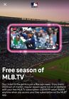 MLB TV 2023 FULL SEASON SUBSCRIPTION MAJOR LEAGUE BASEBALL T-MOBILE MLB.TV For Sale