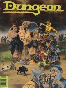 DUNGEON MAGAZINE #22 EXC! AD&D D&D TSR 1987 ISSUE 22 Dungeons & Dragons Modules - Picture 1 of 2
