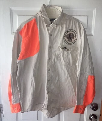 Mossy Oak Size Large Hunting Shirt - Small Musterlander Club Patch - Image 1 of 4