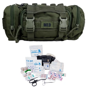 ELITE FIRST AID Rapid Response Bag STOCKED Tactical Medic Trauma Kit Bag ODG - Picture 1 of 5
