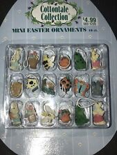 18 New Vintage Mini Easter Ornaments Rabbit/Birdhouse/Frog/Butterfly/Garden/Bees