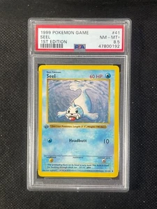 Tarjeta de Pokémon: 1a Edición SEEL 1999 BASE PSA 8,5 Casi Nuevo-Nuevo-Nuevo Nuevo Nuevo - Imagen 1 de 2