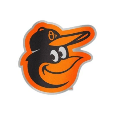 BALTIMORE ORIOLES AUTO BADGE CAR DECAL EMBLEM 3"X5" MLB LICENSED USA SELLER - Image 1 of 3