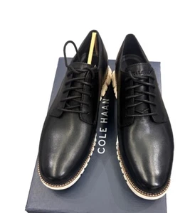 Herren OXFORD Cole Haan ZG Plaintoe - SCHWARZES LEDER / ELFENBEIN - Bild 1 von 8