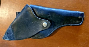 Vintage Jay-Pee Genuine Black Leather Police Officers Holster #4 - Picture 1 of 3