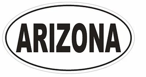 Arizona Oval Autoaufkleber oder Helmaufkleber D2319 State Euro Oval - Bild 1 von 1