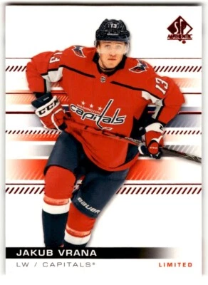 Jakub Vrana 2019-20 SP Authentic Limited Red #29 Washington Capitals - Image 1 of 2