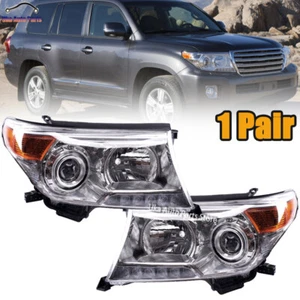 Faro delantero LED de 2 piezas para Toyota Land Cruiser LC200 2012-2015 - Imagen 1 de 8
